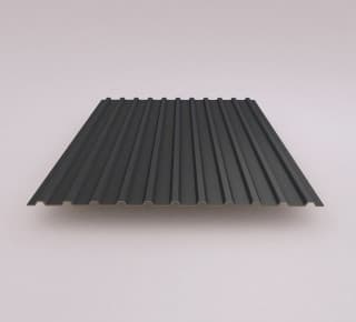 Профнастил двухсторонний НС10, толщина 0,5 мм, RAL 7024 Серый графит,  СК