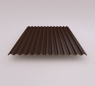 Профлист двухсторонний НС21 толщина 0,5 мм.,  RAL 8017 Шоколадно-коричневый,  СК