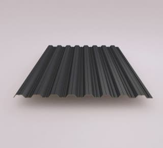Металлопрофиль двухсторонний НС35, толщина 0,5 мм, RAL 7024 Серый графит,  СК